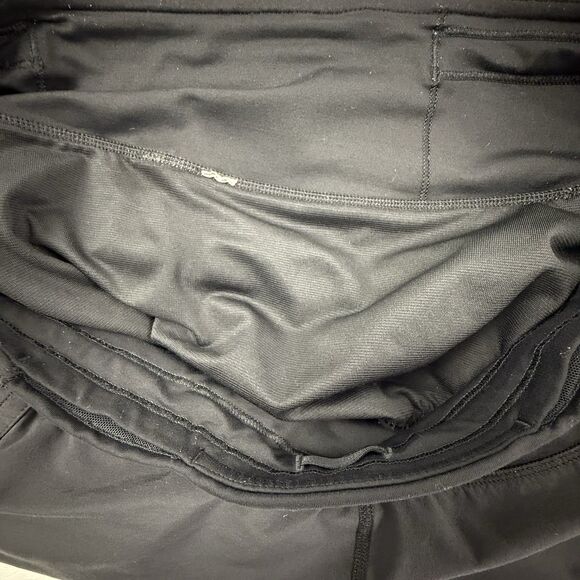 Lululemon Run Times Short II Women Size 6 Black Running Yogo Athletic LW7AKOS - Picture 7 of 11